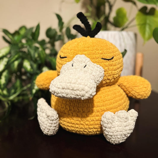 Sleepy Duckling | Handmade Crochet | Plushie
