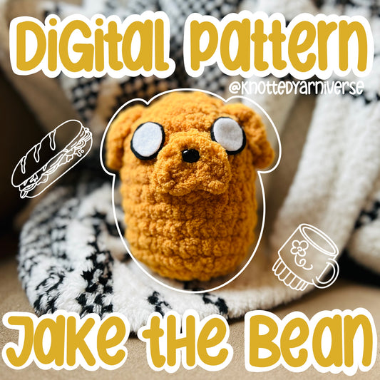Jake the Bean | Digital Crochet Pattern | PDF