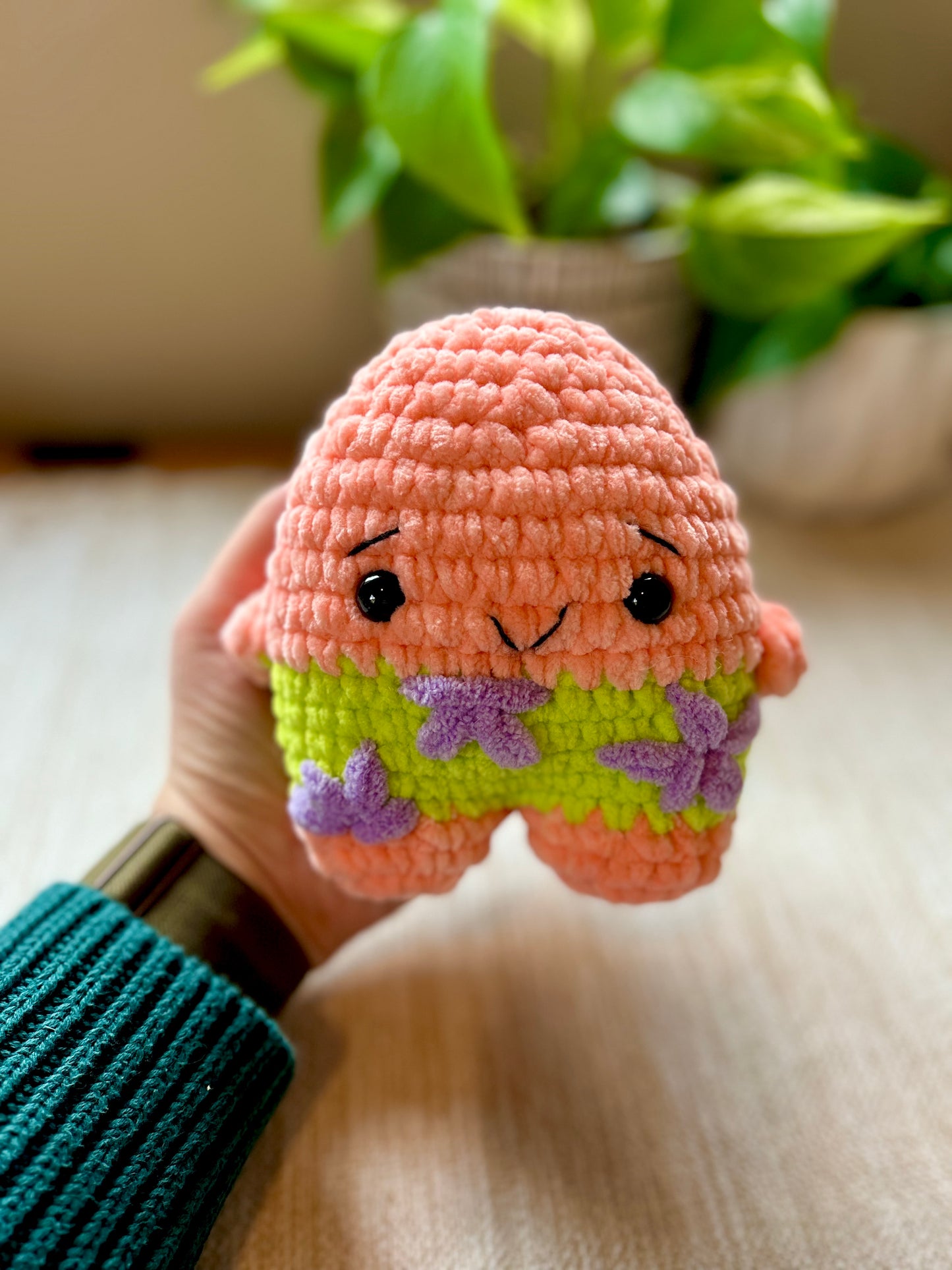 Chubby Star Friend | Handmade Crochet | Plushie