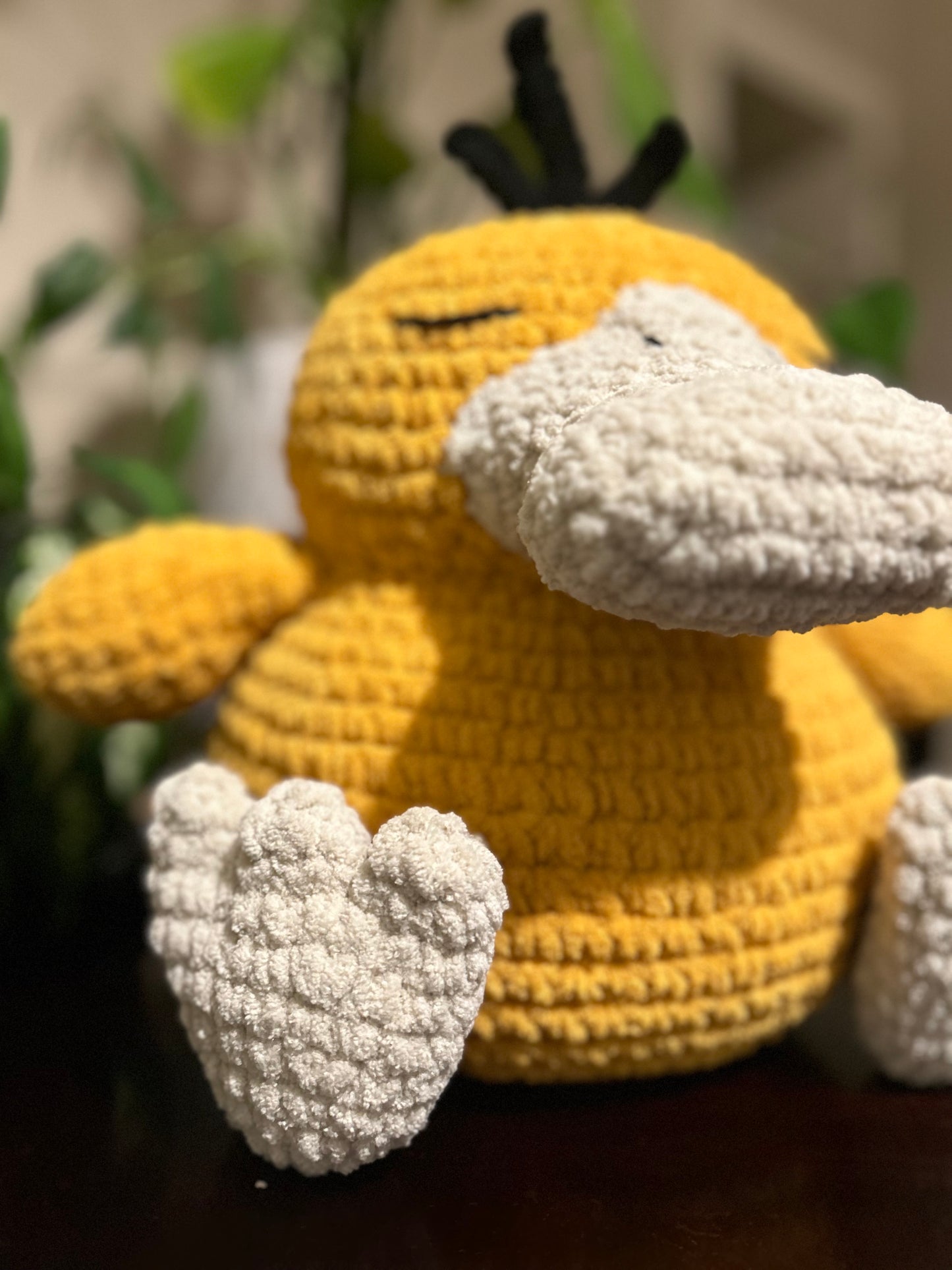 Sleepy Duckling | Handmade Crochet | Plushie