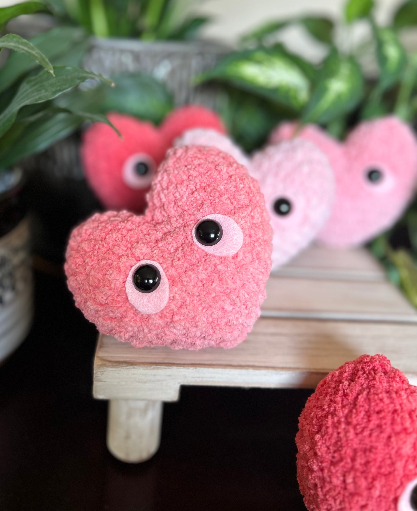 Valentines Hearts | Handmade Crochet | Plushie