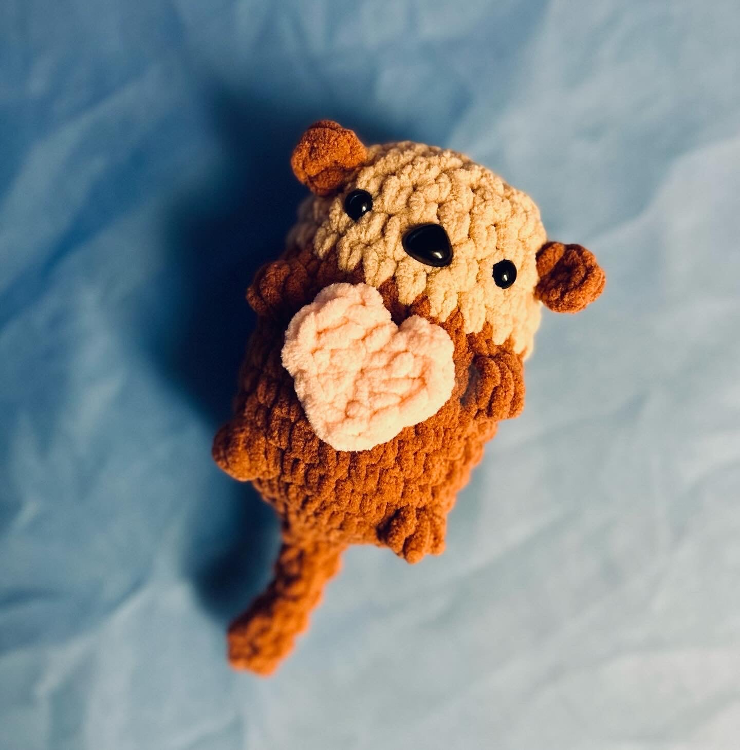 Otters in Love | Handmade Crochet | Plushie | Valentines Gift
