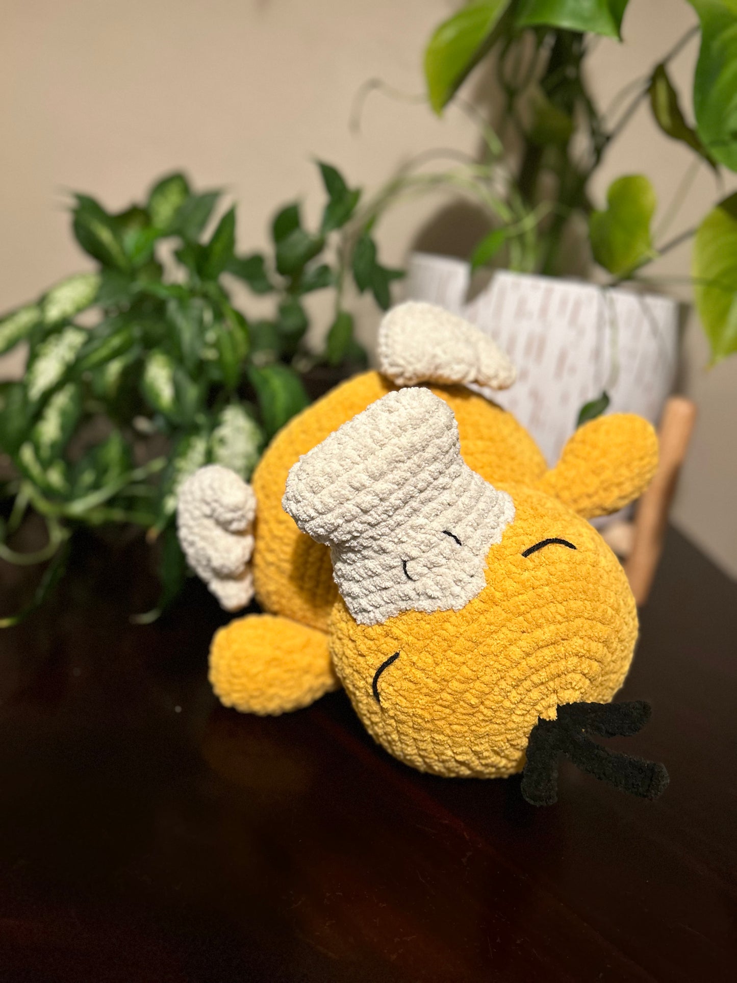 Sleepy Duckling | Handmade Crochet | Plushie