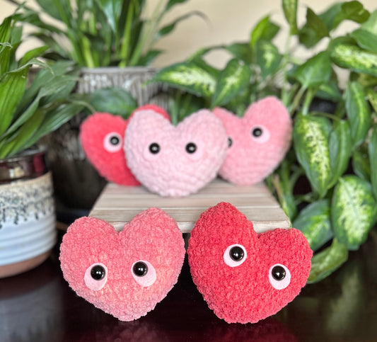 Valentines Hearts | Handmade Crochet | Plushie