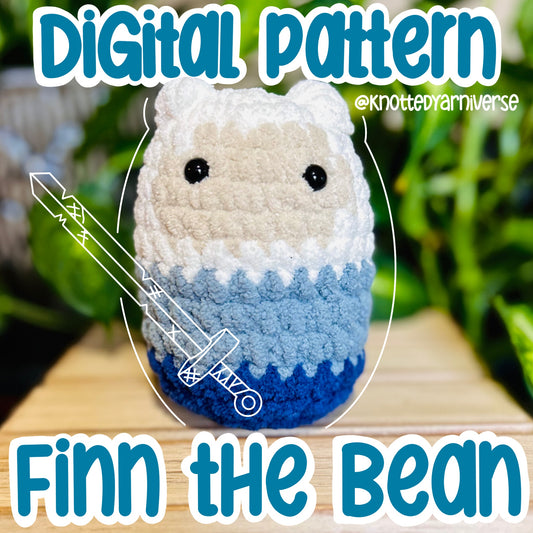 Finn the Bean | Digital Crochet Pattern | PDF