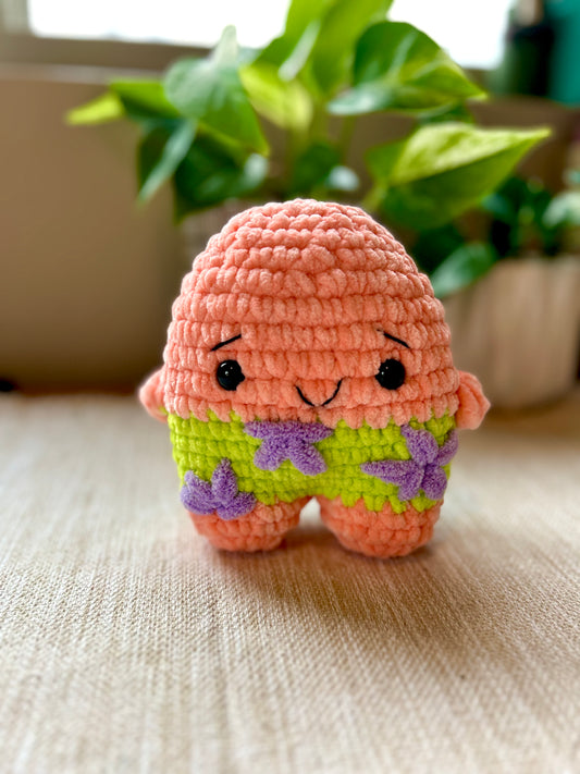 Chubby Star Friend | Handmade Crochet | Plushie